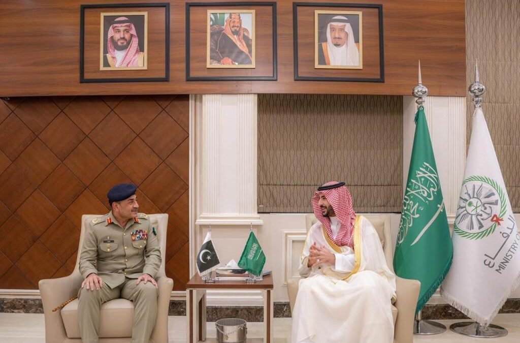 COAS & CDF, Field Marshal Asim Munir met Prince Khalid Bin Salman, Defence Minister of KSA