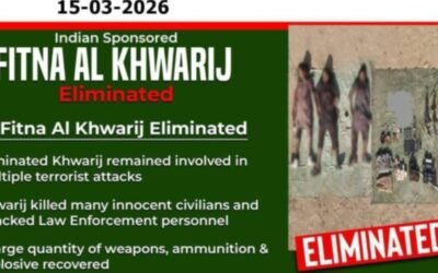 05 Terrorists of Indian-Sponsored ‘Fitna-al-Khawarij’ Neutralized in Lakki Marwat Operation