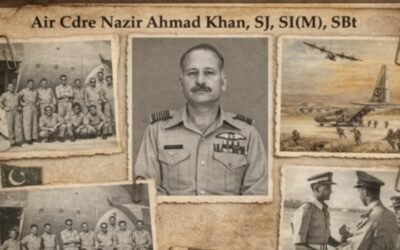 Pakistan Air Force Honors Air Commodore Nazir Ahmad Khan, SJ, SBt, SI(M), on His Birth Anniversary