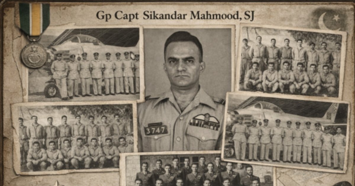Pakistan Air Force Honors Group Captain Sikandar Mahmood Khan, SJ, on His Death Anniversary