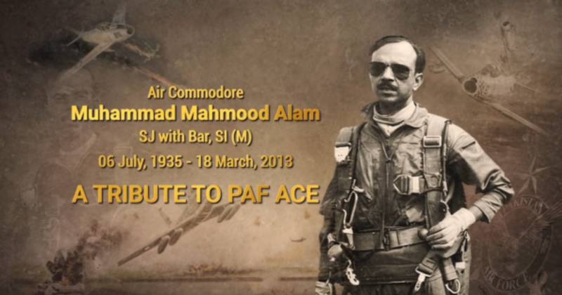 The Little Dragon Pakistan Air Force Honors Legendary Ace Air Commodore M.M. Alam, SJ (Bar), on His Death Anniversary