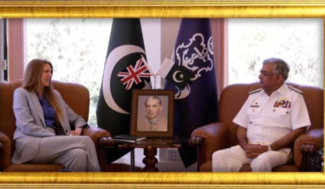 British High Commissioner Jane Marriott, Meets Naval Chief, Discusses Maritime Security
