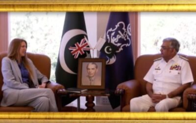 British High Commissioner Jane Marriott, Meets Naval Chief, Discusses Maritime Security