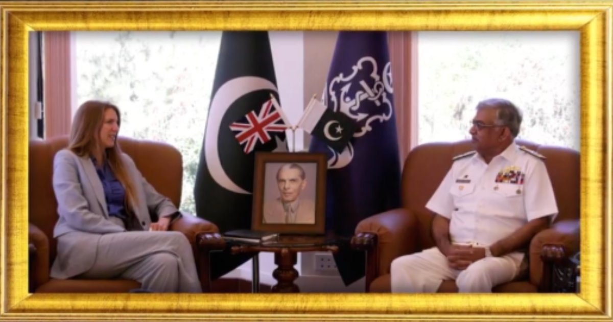 British High Commissioner Jane Marriott, Meets Naval Chief, Discusses Maritime Security
