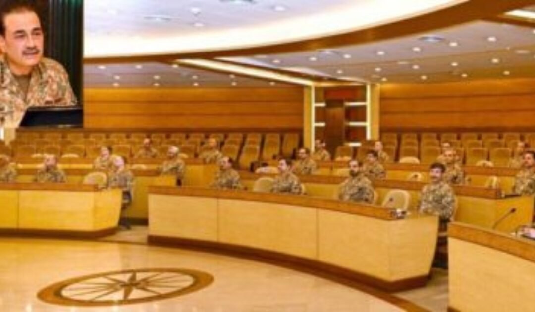 Field Marshal Syed Asim Munir COAS & CDF, Presided Over the 274th Corps Commanders’ Conference (CCC) at GHQ, Rawalpindi