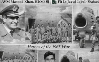 Pakistan Air Force Honors Air Vice Marshal Abdul Masood Khan, and Flight Lt. Javed Iqbal (Shaheed)