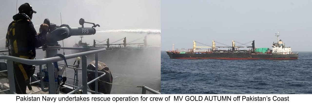Pakistan Navy Saves 18 Crew Members in North Arabian Sea Pakistan Navy Saves 18 Crew Members in North Arabian Sea