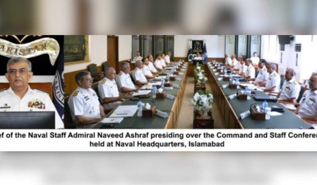 Chaired by CNS Admiral Naveed Ashraf, The Command & Staff Conference of the Pakistan Navy concluded at Naval Headquarters