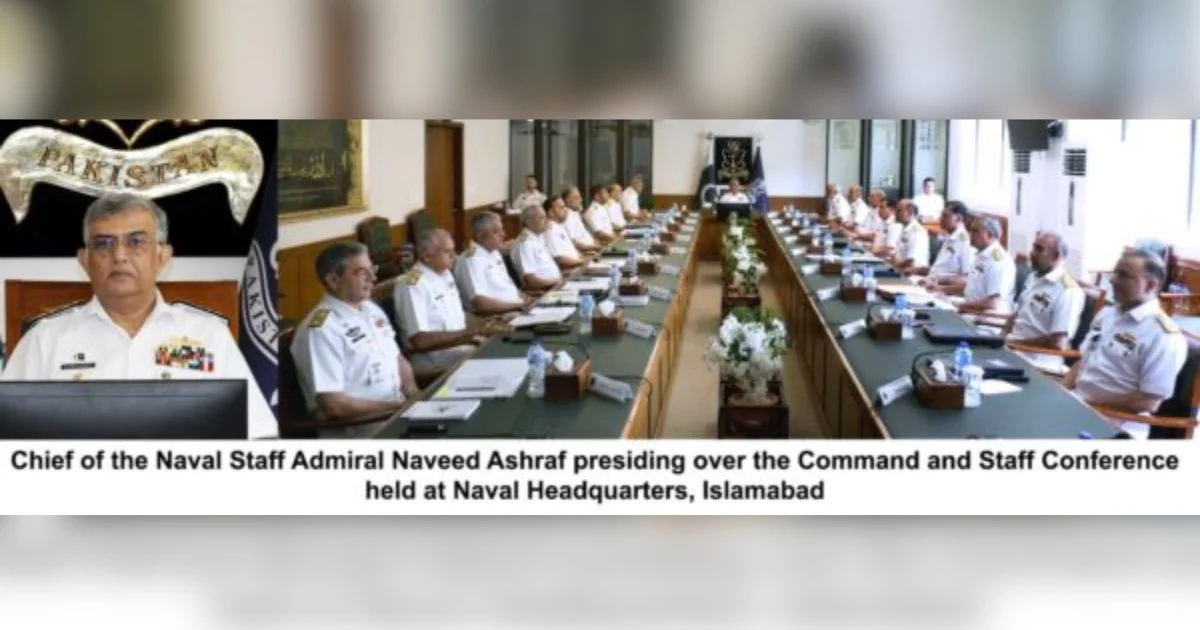 Chaired by CNS Admiral Naveed Ashraf, The Command & Staff Conference of the Pakistan Navy concluded at Naval Headquarters
