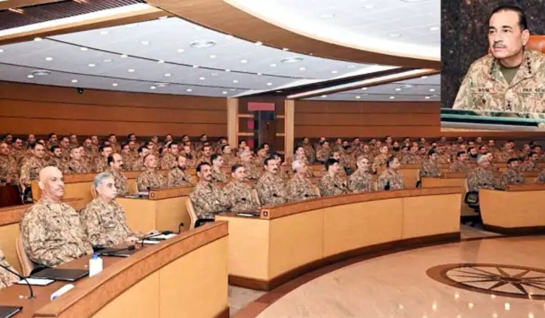 CDF FM Asim Munir presided 275th Corps Commanders’ Conference at GHQ