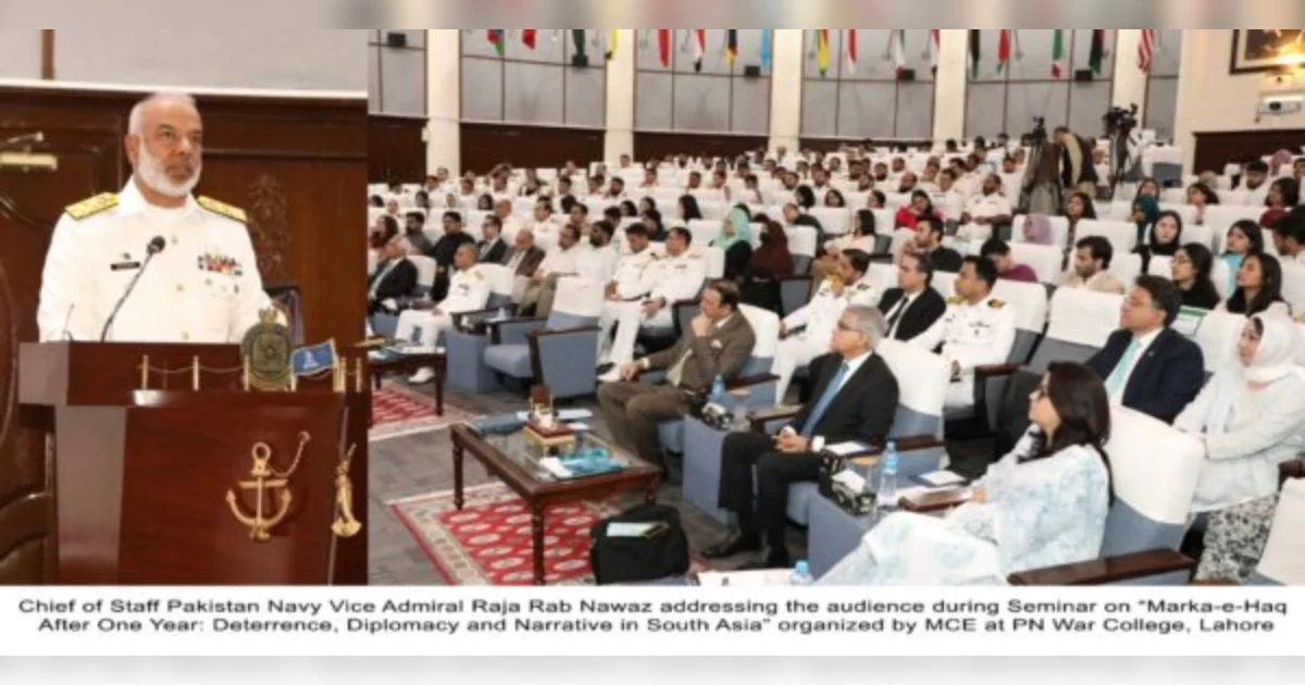 Navy War College seminar commemorates one-year anniversary of Marka-e-Haq