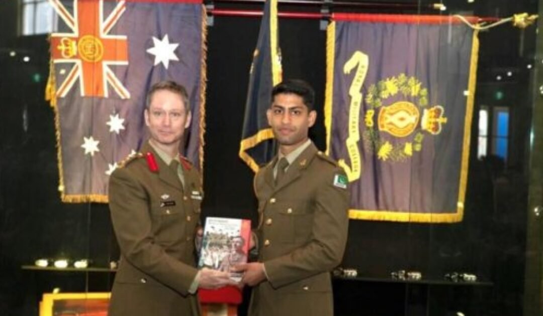 Pakistan Army Cadet Receives Prestigious Award at Royal Military College, Duntroon