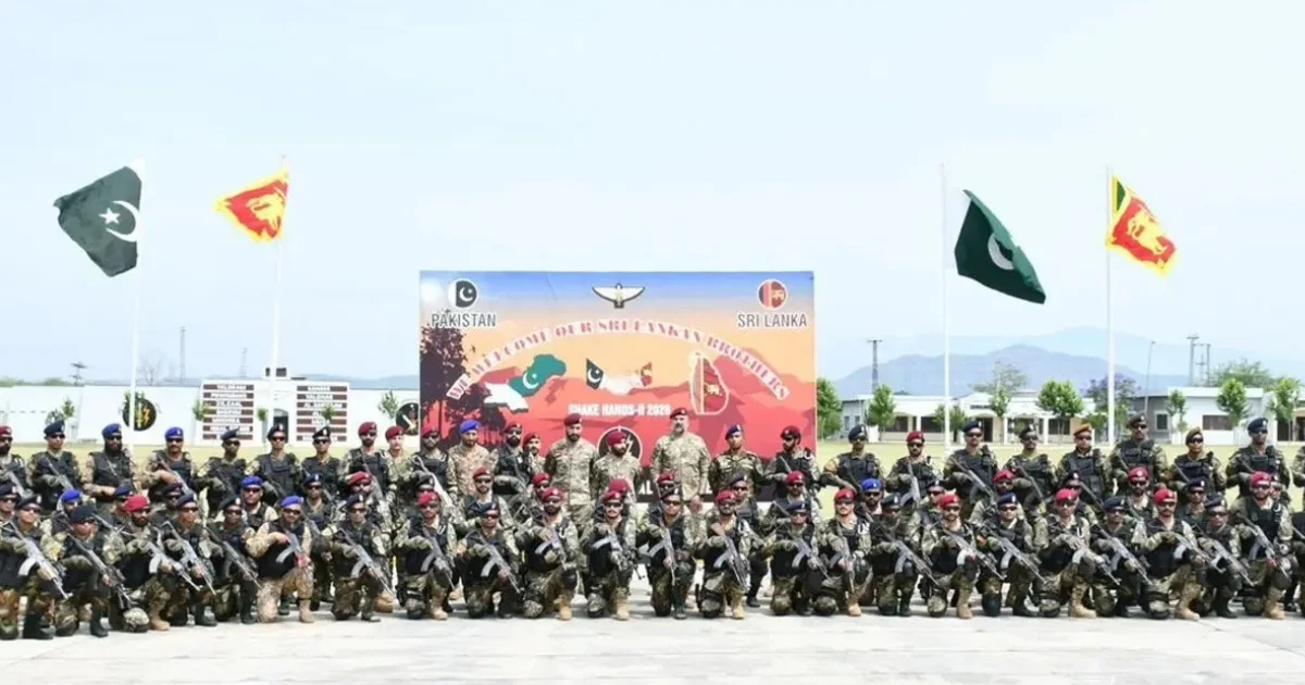 Pakistan Sri Lanka joint military exercise ‘Shake Hands II’ concluded at Tarbela