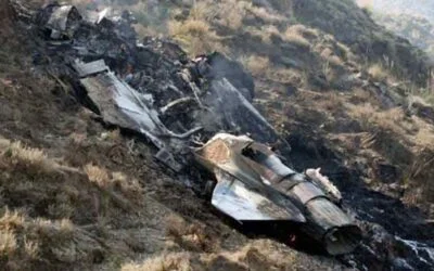 02 Pilots martyred as PAF trainer aircraft crashes near Mardan
