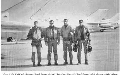 Pakistan Air Force Honors Gp. Cpt. Saif-ul-Azam on Anniversary of 1967 Arab-Israeli War