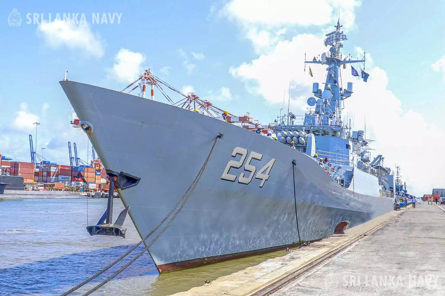 Pakistan Navy Fleet and Submarines Arrive at Port of Colombo, Sri Lanka