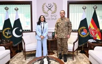 Canadian Foreign Minister Anita Anand Meets Field Marshal Asim Munir at GHQ