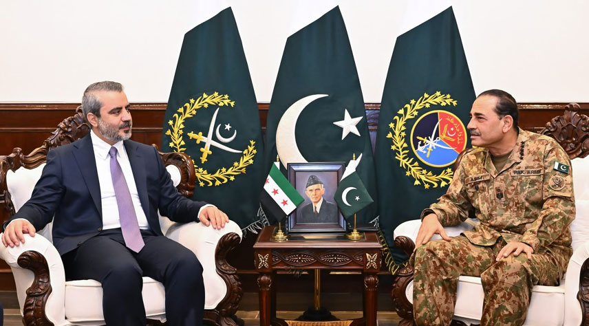 CDF Asim Munir Meets Syrian Foreign Minister CDF Asim Munir Meets Syrian Foreign Minister