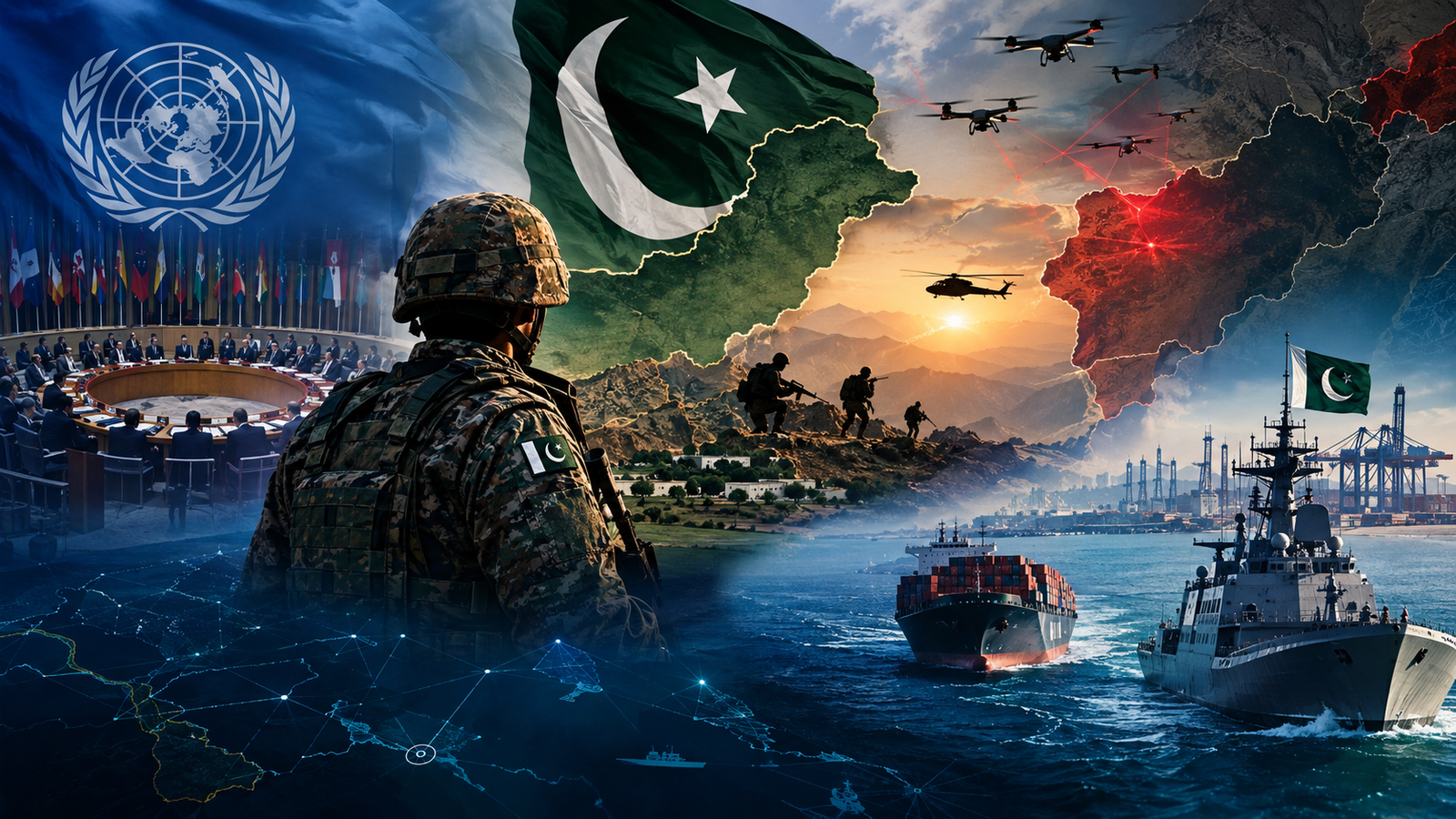 On Land or Sea Pakistan Holds the Line